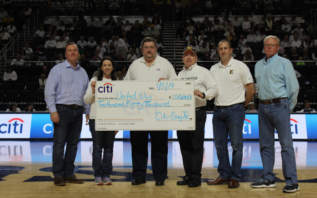 Citi Donates $280,000 to United Way of Washington County, TN